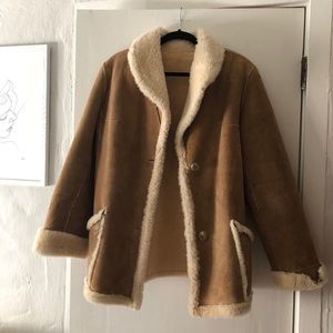 Vintage Leather Marlboro Sheepskin Coat